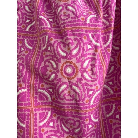 Vineyard Vines Womens Small Off Shoulder Pink White Mini Dress - Picture 2 of 7